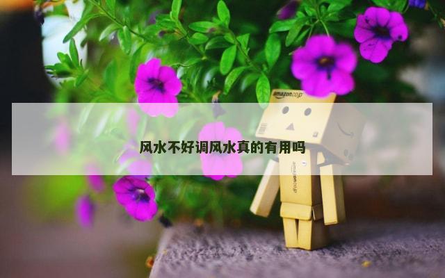风水不好调风水真的有用吗
