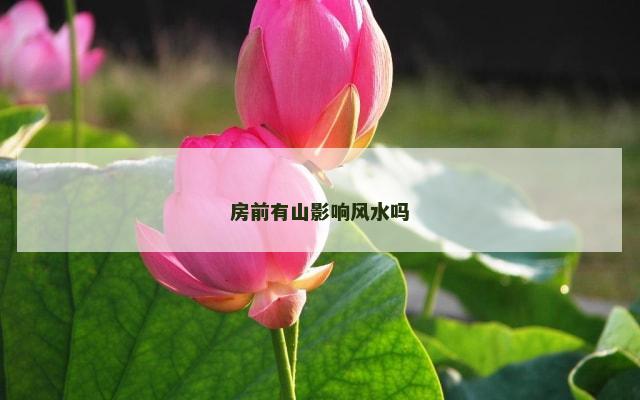 房前有山影响风水吗