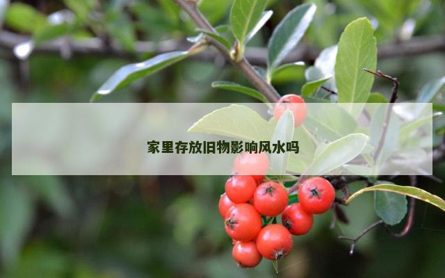 家里存放旧物影响风水吗
