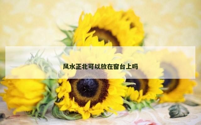 风水正北可以放在窗台上吗