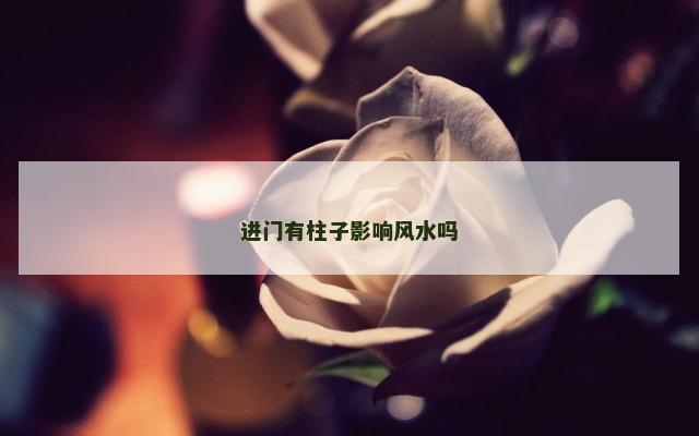 进门有柱子影响风水吗