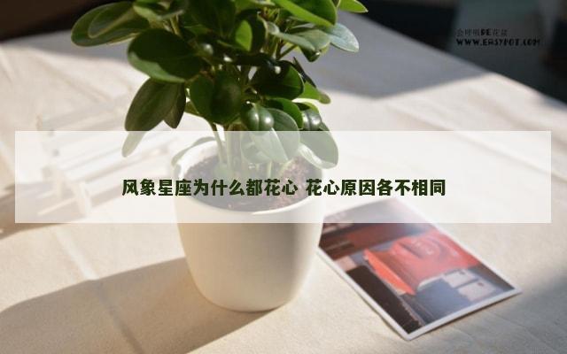 风象星座为什么都花心 花心原因各不相同