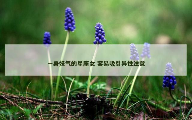 一身妖气的星座女 容易吸引异性注意