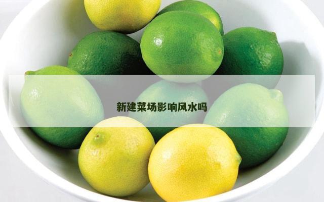 新建菜场影响风水吗