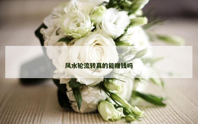 风水轮流转真的能赚钱吗