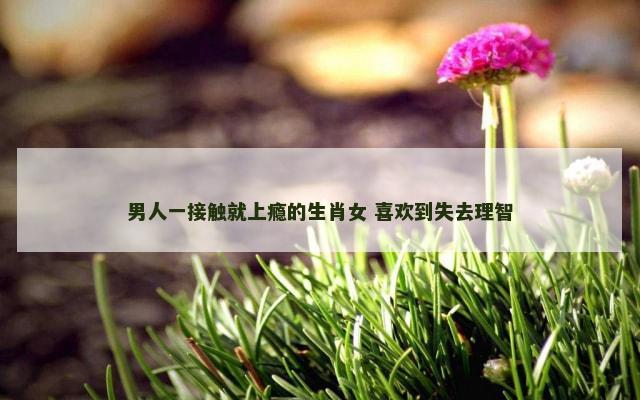 男人一接触就上瘾的生肖女 喜欢到失去理智
