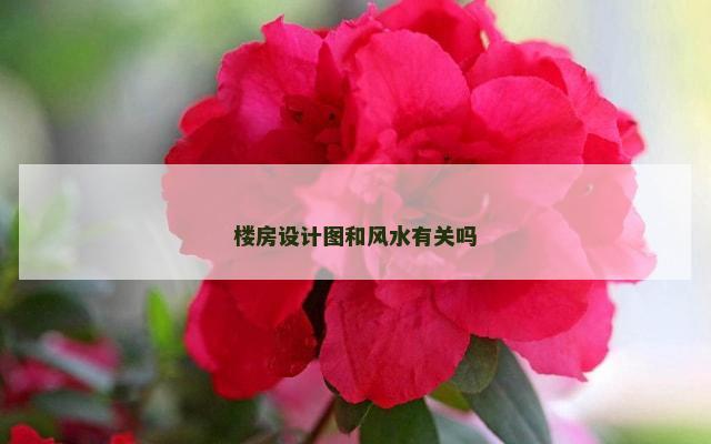 楼房设计图和风水有关吗