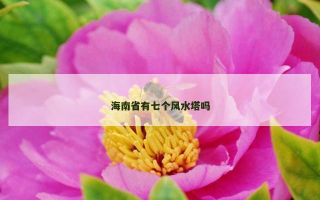 海南省有七个风水塔吗