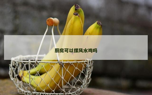厨房可以摆风水鸡吗