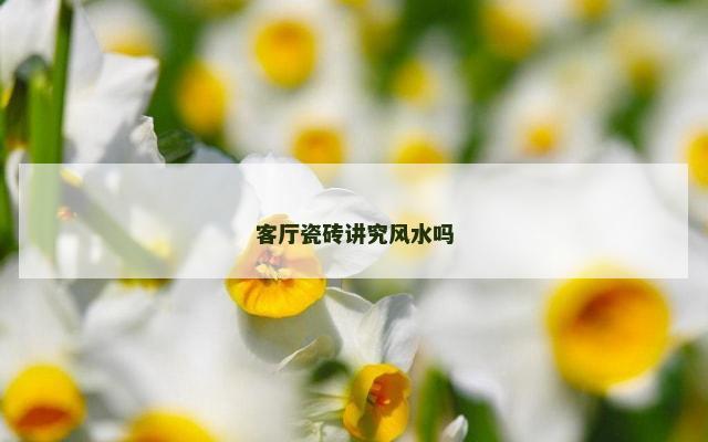 客厅瓷砖讲究风水吗