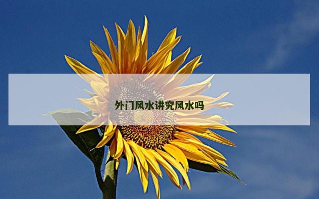 外门风水讲究风水吗