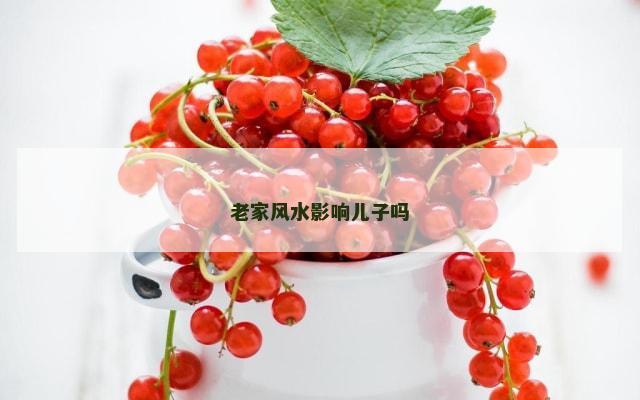 老家风水影响儿子吗