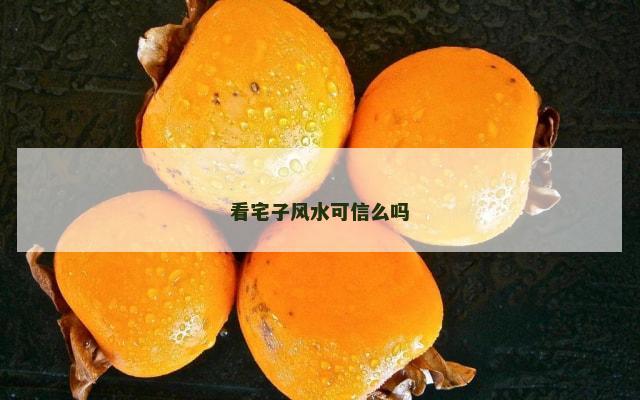 看宅子风水可信么吗