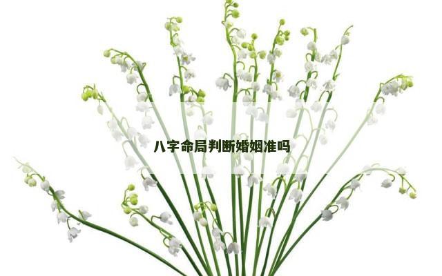 八字命局判断婚姻准吗