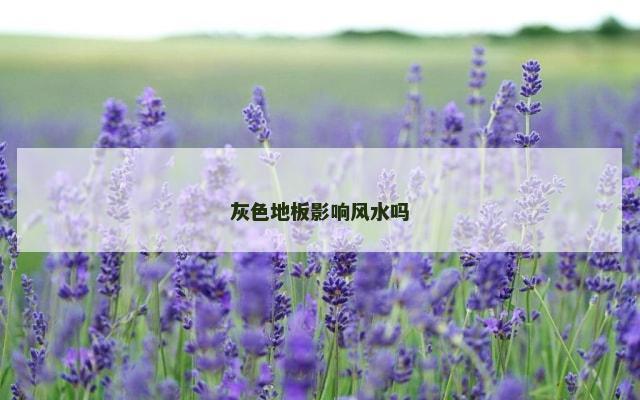灰色地板影响风水吗