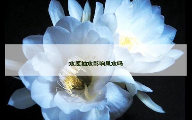 水库抽水影响风水吗