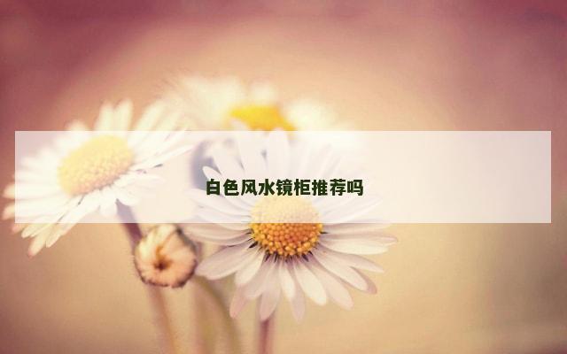 白色风水镜柜推荐吗