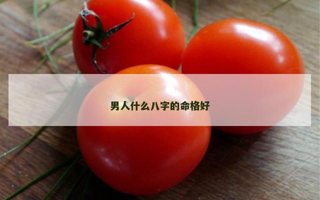 男人什么八字的命格好