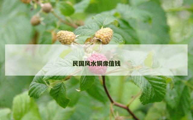 民国风水铜像值钱