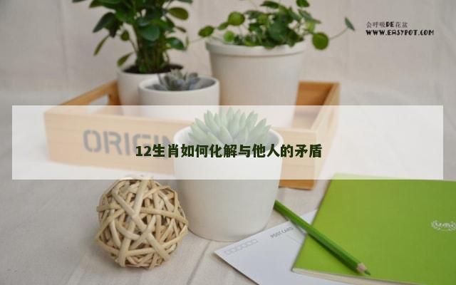 12生肖如何化解与他人的矛盾