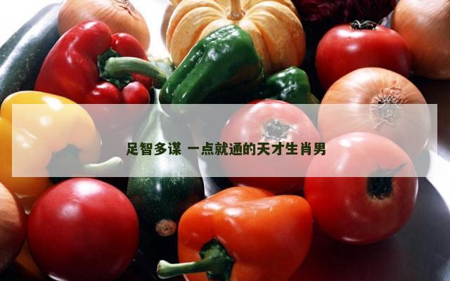足智多谋 一点就通的天才生肖男