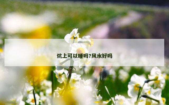 炕上可以睡吗?风水好吗