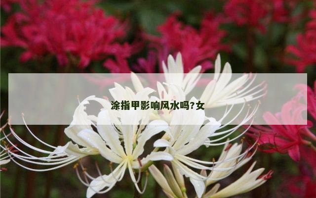 涂指甲影响风水吗?女