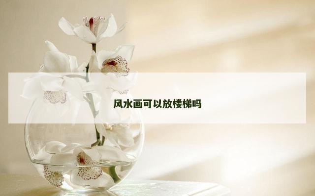 风水画可以放楼梯吗