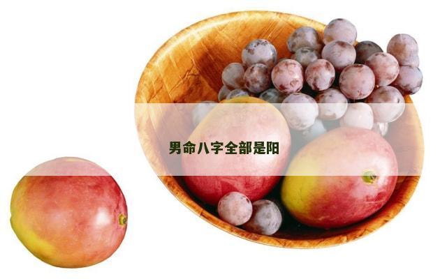 男命八字全部是阳