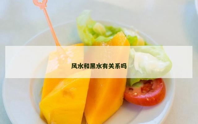 风水和黑水有关系吗