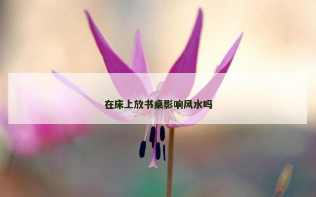 在床上放书桌影响风水吗