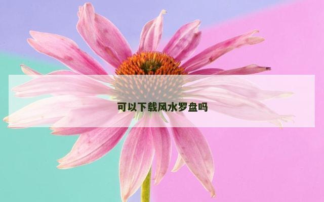 可以下载风水罗盘吗