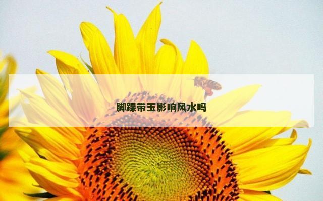 脚踝带玉影响风水吗