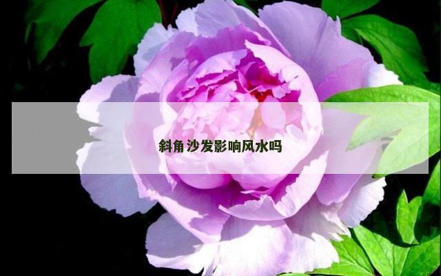 斜角沙发影响风水吗