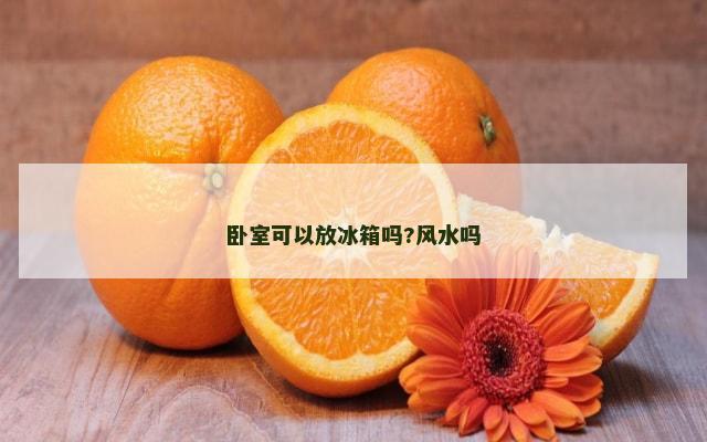 卧室可以放冰箱吗?风水吗