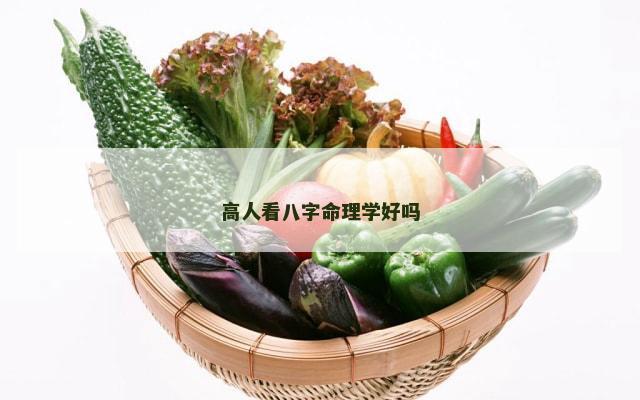 高人看八字命理学好吗