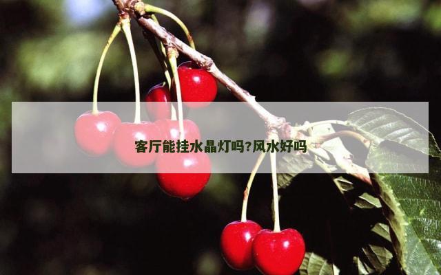 客厅能挂水晶灯吗?风水好吗