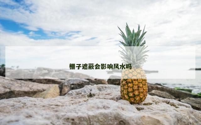 棚子遮蔽会影响风水吗
