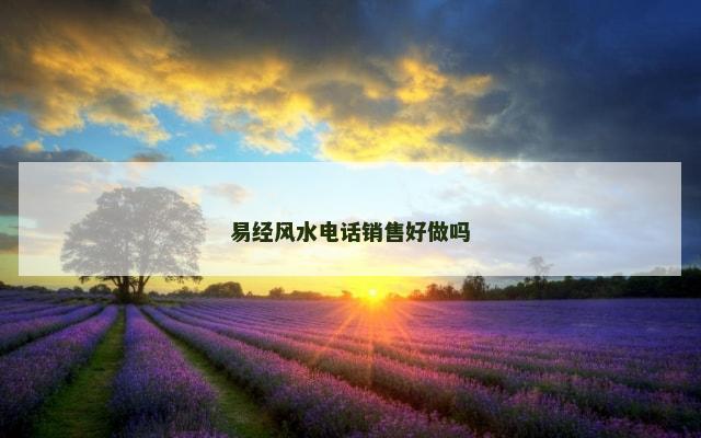 易经风水电话销售好做吗
